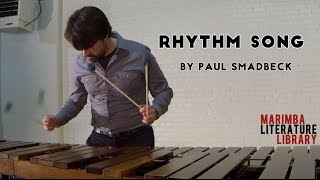 Rhythm Song by Paul Smadbeck  Marimba Literature Library [upl. by Clarise]