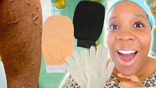 I Tried Every Popular Exfoliating Glove [upl. by Suter]