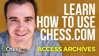 Using Chesscom How To Access Game History and Archives [upl. by Gnilsia]