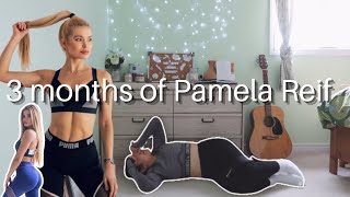 I did Pamela Reif workouts for 3 months and heres what happened [upl. by Ycat944]