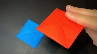 How to make Ddakji  DIY Origami Ddakji  Squid Game [upl. by Lowney]