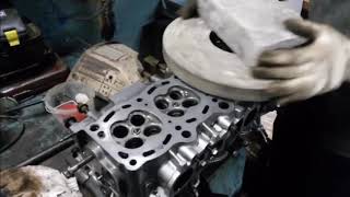 Cylinder head resurface best skills [upl. by Ellynad544]