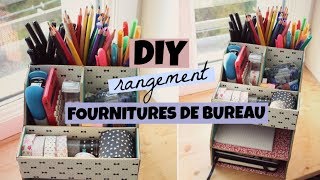 DIY ORGANISATION  Rangement bureau [upl. by Sumetra]