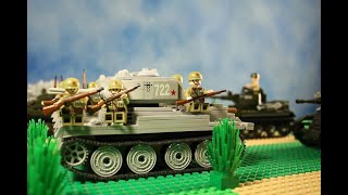 The battle of Kursk 1943  The biggest tankbattle in history  Lego WW2 stopmotion  Eastern front [upl. by Ira]