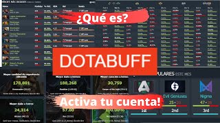 DOTA2 Dotabuff ¿Cómo activar tus estadísticas y para qué sirve [upl. by Barta720]