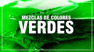 CÓMO HACER EL COLOR VERDE ✅ Mezclas de Colores Fácil 🎨 [upl. by Besse874]