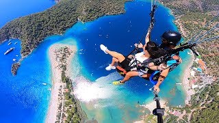 Paragliding in Ölüdeniz Fethiye Muğla Türkiye GoPro H7B [upl. by Honey]