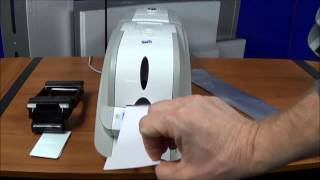 IDP Smart 50 ID Card Printer  How to Clean Your Printer [upl. by Beasley180]