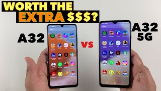 SAMSUNG A32 vs A32 5G Speed Test [upl. by Darahs]