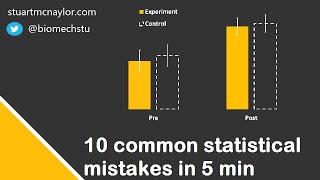 Ten Statistical Mistakes in 5 Min [upl. by Anivek]