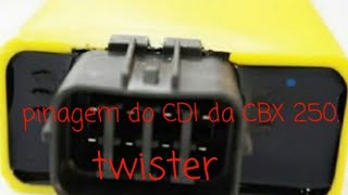 pinagem do CDI da CBX 250 twister [upl. by Zelda]