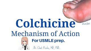 Understanding Colchicine Mechanism Study Breakdown 【USMLE Pharmacology】 [upl. by Ymaj]