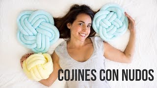 Como hacer cojines con nudos [upl. by Anan]