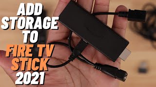 How To Add Storage to Amazon Fire TV Stick 2021 Tutorial  Mchanga [upl. by Yenots]