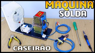 como fazer uma MAQUINA DE SOLDA  100 CASEIRA E POTENTE [upl. by Madox]