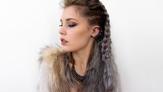 Vikings Lagertha Inspired Hair Tutorial [upl. by Neurath]