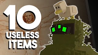 TOP 10 MOST USELESS Unturned Items [upl. by Namor]