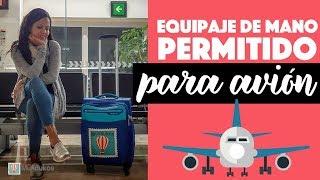 ¿Qué se considera equipaje de mano en un avión [upl. by Demetria]