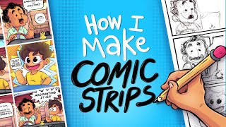 How I make my COMIC STRIPS [upl. by Tirrej]