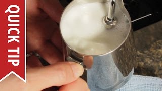 How to AutoFroth Milk for Lattes [upl. by Eneles]