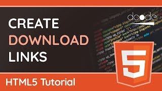 How to Use the download Attribute For Your Websites  HTML5 Tutorial [upl. by Allene160]