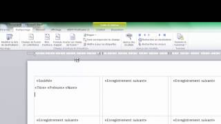 Etiquettes avec Word et Excel [upl. by Ennayelsel]