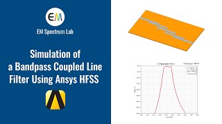 HFSS Tutorial – Simulation of a Bandpass Coupled Line Filter [upl. by Laband]