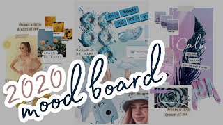 How to create a DIY 2020 Mood Board  PicsArt Tutorial [upl. by Hershell763]