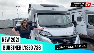 NEW 2021  Burstner Lyseo 736 Island Bed  Motorhome Tour and review [upl. by Murphy641]