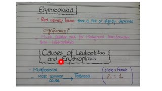 Leukoplakia And Erythroplakia [upl. by Lleira953]