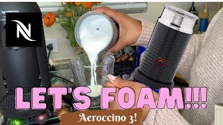 How To Foam Milk With Aeroccino 3 Make Coffee With Foam Tips amp Tricks  Easy Foamed Latte Recipe [upl. by Cochrane]