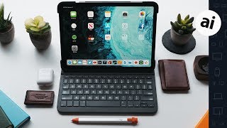 Logitech Slim Folio Pro Review The Best iPad Pro Keyboard [upl. by Decima]