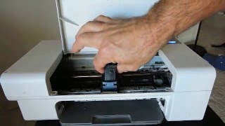 Changing Ink Lexmark z735 Printer [upl. by Rimas667]