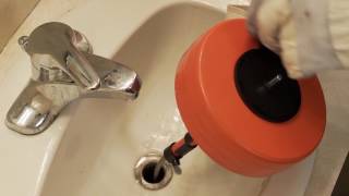 How to Use Canister Style Drain Cleaning Augers PART 1 [upl. by Jayson]