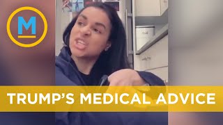 Comedian turns Trumps medical advice into a hilarious performance  Your Morning [upl. by Goldsmith520]