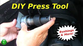 How To Replace Control Arm amp Trailing Arm BushingsDIY Tool [upl. by Nesta]