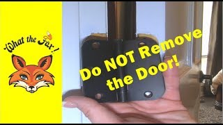 How to remove or replace door hinges [upl. by Winola]