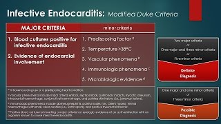 Infective Endocarditis Modified Duke Criteria [upl. by Stevena]