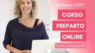 Corso preparto online Parto Consapevole dellOstetrica Viviana Presicce [upl. by Ecnerewal]