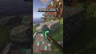 MINECRAFT Realistic Animations Mod [upl. by Ahsinuq]