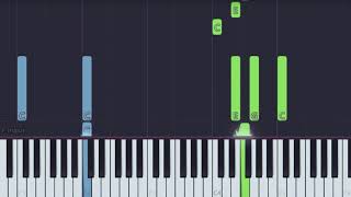 Apocalypse Piano arrangement Cigarettes After SxTutorial [upl. by Akamahs]