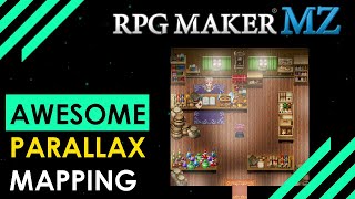 Parallax Mapping in RPG Maker MZ [upl. by Sutphin]