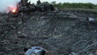 Journalist Bodies turned inside out at MH17 crash site [upl. by Kire958]