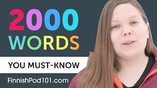 2000 Words Every Finnish Beginner Must Know [upl. by Jehiel67]