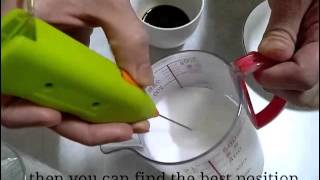 How To Make Latte Art with Mini Milk Frother [upl. by Zondra]