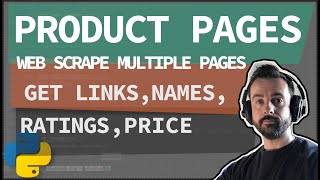 Web Scraping with Python Ecommerce Product Pages In Depth including troubleshooting [upl. by Atinav97]