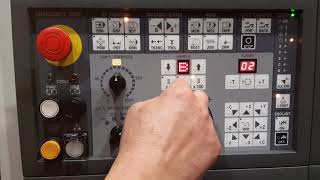 Panel de control torno CNC con control fanuc aprender funciones básicas [upl. by Haiasi]