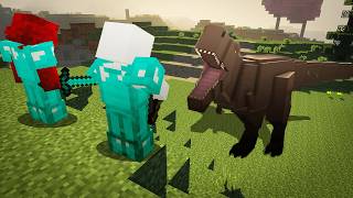 Surviving Dinosaurs in Minecraft [upl. by Katherin]