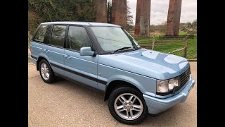 Range Rover SE 40 V8 P38  2000 W  46000 Miles [upl. by Lasiaf420]