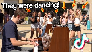 I played TIKTOK SONGS on piano in public PART 2 [upl. by Proulx233]